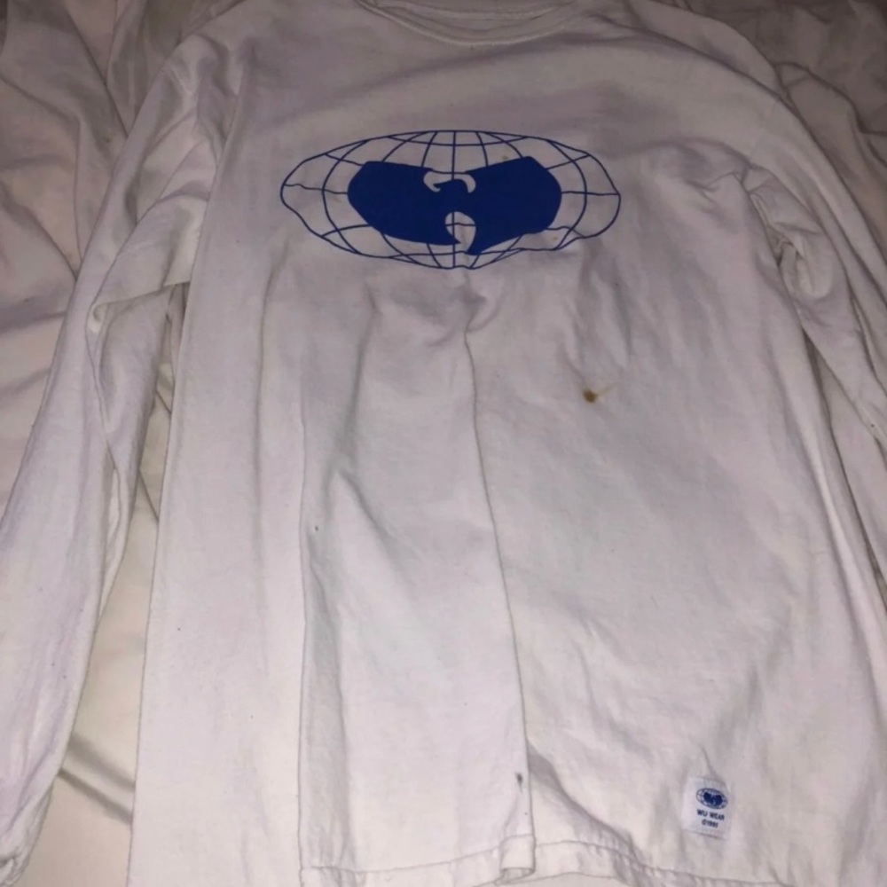 Wu-Tang Clan’s Forever by WU WEAR Long Sleeve White/Blue Size (M)